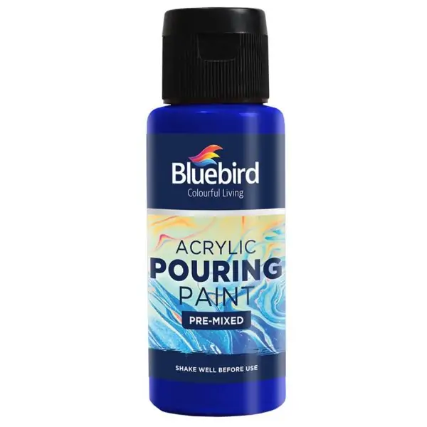 Acrylic Pouring Paint Pre-mixed – 100 ml – Set of 6 Primary - Image 9