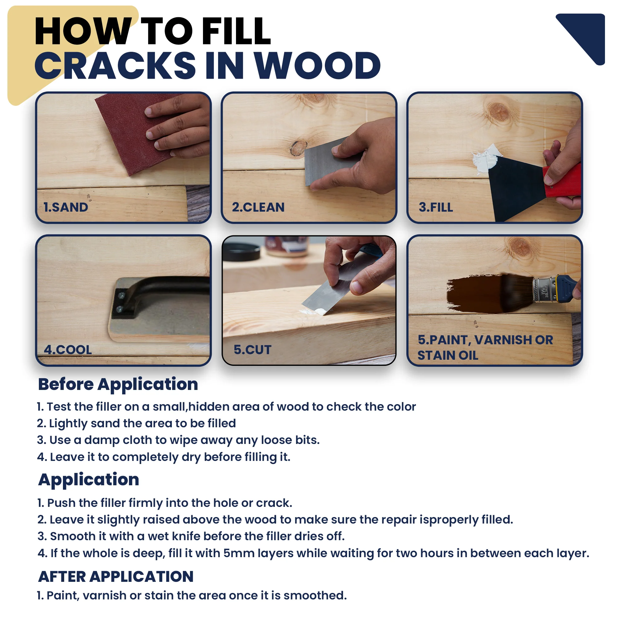 Bluebird All-Purpose Wood Filler - Image 7
