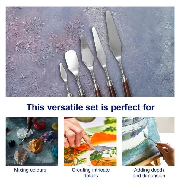 Bluebird Palette Knives – Set of 5 - Image 8