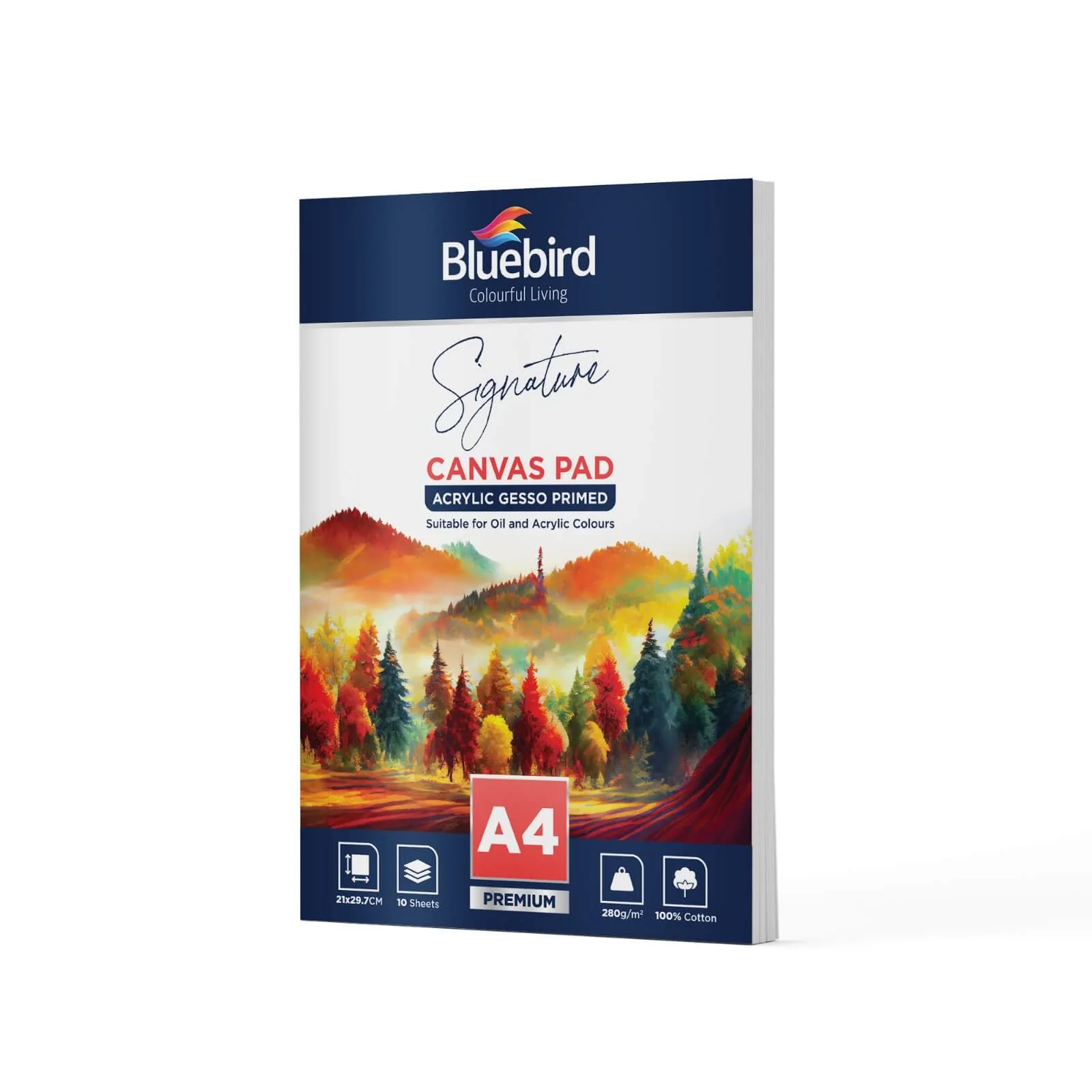 Bluebird Signature Canvas Pad - 280 gm - 10 sheets - Image 3