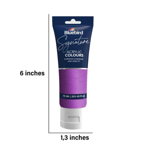 Signature Acrylic Colours - 75 ml - Set of 6 PEARLESCENT - Image 6