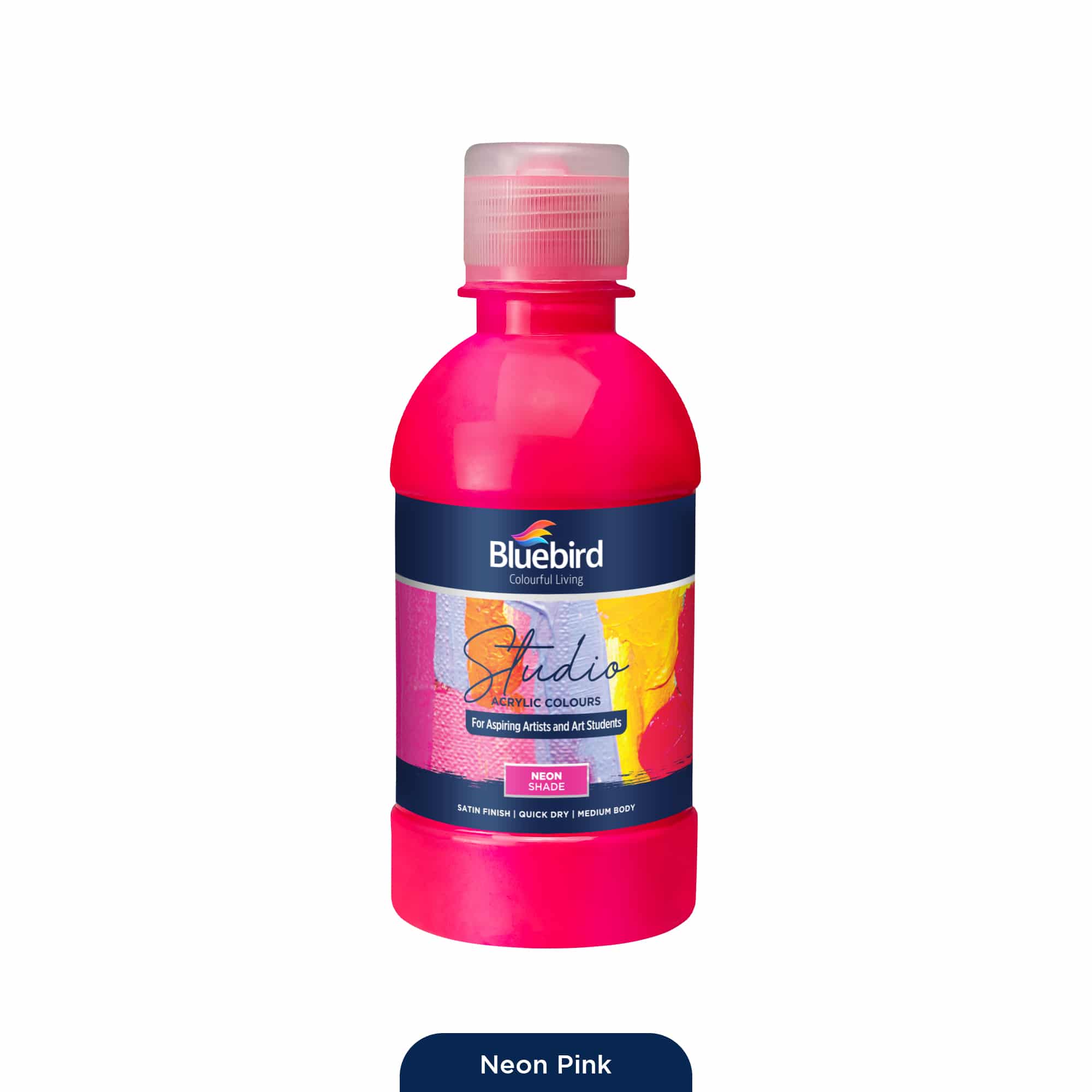 Studio Acrylic Colours – 250 ml – Neon Shades - Image 6
