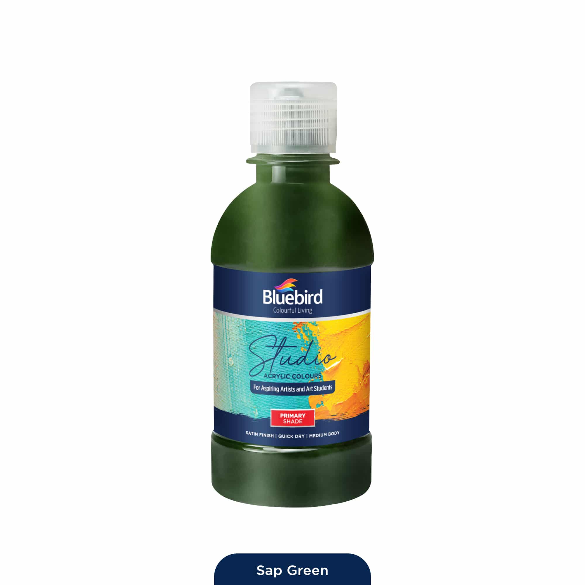 Studio Acrylic Colours – 250 ml – Primary Shades - Image 3
