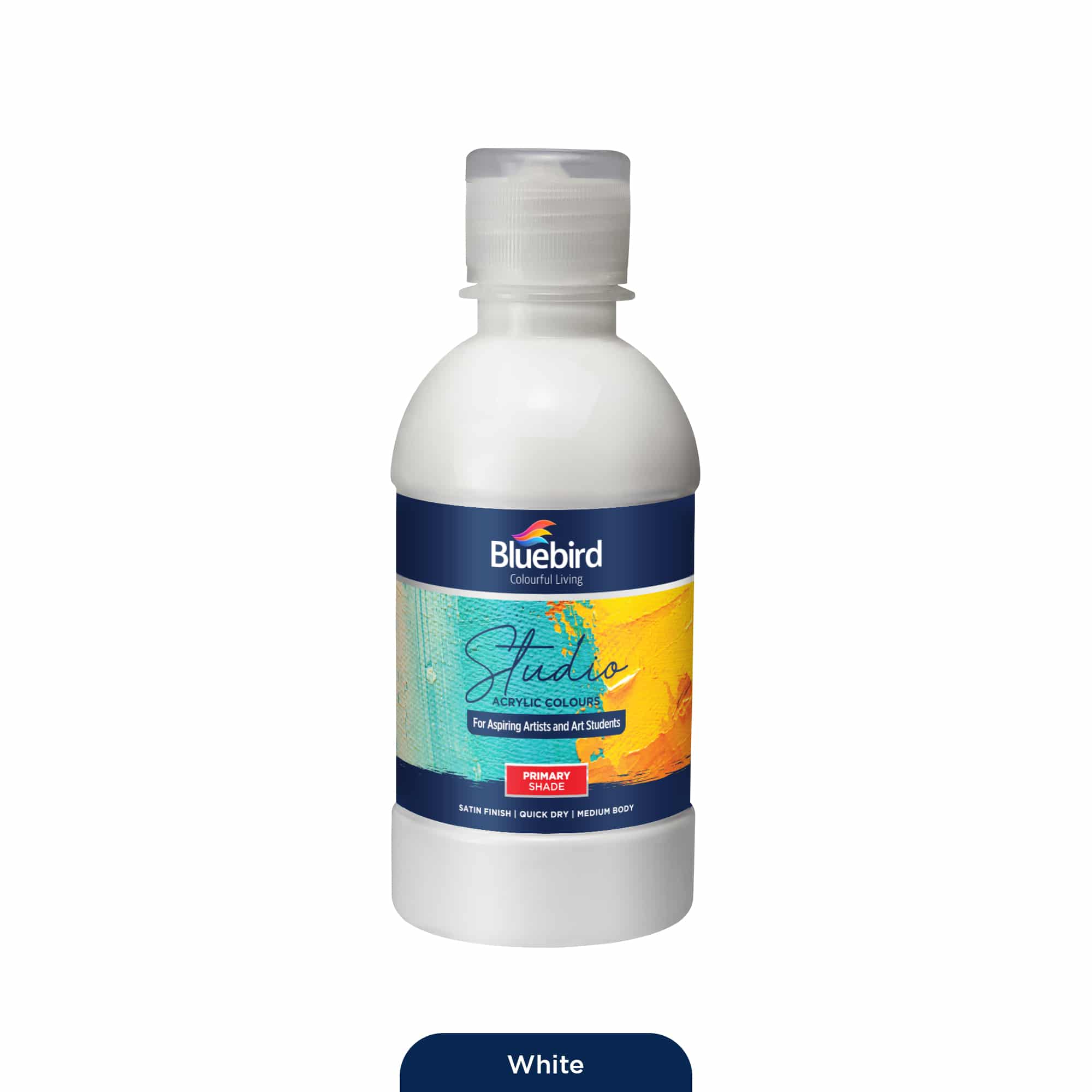 Studio Acrylic Colours – 250 ml – Primary Shades - Image 4