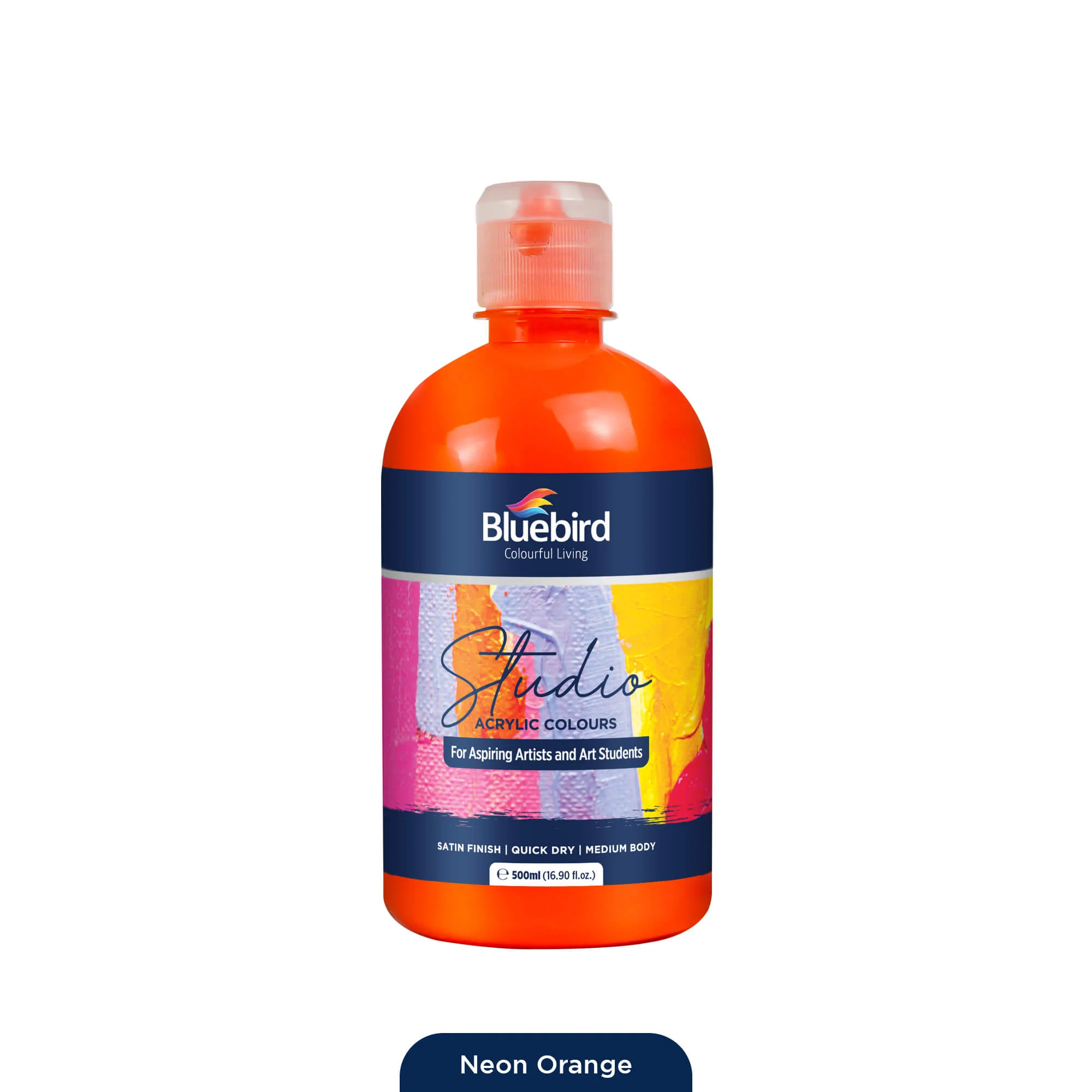 Studio Acrylic Colours - 500 ml - Neon - Image 5